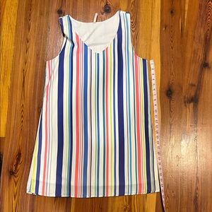 Summer striped dress!
Super cute! Only worn a couple of times. 
Size Large
